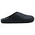 The row Hudson Slide aus Leder BLK