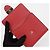 Gucci Rotes Leder-Wallet mit ineinandergreifendem Design - Ansicht 10
