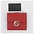 Gucci Rotes Leder-Wallet mit ineinandergreifendem Design - Ansicht 11