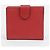 Gucci Rotes Leder-Wallet mit ineinandergreifendem Design - Ansicht 3