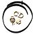 Dior Bracciale in pelle My ABC Gold Charm Double Loop (Charms inclusi) - vista 5
