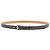 Hermès Rose Gold Noir Epsom Pop Belt Size