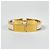 Hermès Bracciale Rigido Click Blanc Donna Cream Gold - vista 7