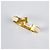 Hermès Bracciale Rigido Click Blanc Donna Cream Gold - vista 9
