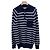 Brunello Cucinelli Gestreifter Strickpullover mit Half-Zip