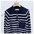 Brunello Cucinelli Gestreifter Strickpullover mit Half-Zip - Ansicht 2