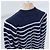 Brunello Cucinelli Gestreifter Strickpullover mit Half-Zip - Ansicht 5