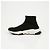 Balenciaga Sneakers Speed Runner Black White - vista 11