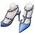 Valentino Scarpe Rockstud in pelle blu
