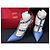 Valentino Scarpe Rockstud in pelle blu - vista 3