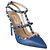 Valentino Scarpe Rockstud in pelle blu - vista 4