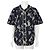 Louis Vuitton Virgil Abloh Leaf Denim Baseball Kurzarm-Hemdjacke für Herren