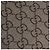 Gucci Sciarpa in lana e seta marrone bicolore stamp: - vista 16