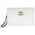 Pochette con tracolla Chanel marrone in pelle
