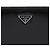 Prada Brushed Mini Bag mit Dreieckslogo Schwarz - Ansicht 3