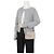 Louis Vuitton Borsetta a Tracolla in Pelle con Catena da Donna Grigio - vista 20