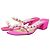Jimmy Choo Mule in raso con perle Amara