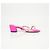 Jimmy Choo Mule in raso con perle Amara - vista 9