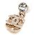 Chanel Orecchini CC placcati oro con cristalli da donna Cruise Season - vista 3