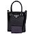 Prada Borsa Tote Small in Pelle Spazzolata con Logo Triangle Nero
