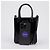 Prada Borsa Tote Small in Pelle Spazzolata con Logo Triangle Nero - vista 12