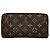 Louis Vuitton Cartera con Cremallera Monogram Fuchsia