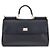 Dolce & Gabbana Borsa a tracolla Bos Taurus in pelle di vitello nera