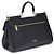 Dolce & Gabbana Borsa a tracolla Bos Taurus in pelle di vitello nera - vista 3