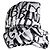Dolce & Gabbana Cappello Capello White Logo Print Whole Head Wrap