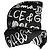Dolce & Gabbana Cappello Capello wrap totale con stampa logo nera