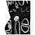 Dolce & Gabbana Cappello Capello wrap totale con stampa logo nera - vista 3