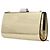 Jimmy Choo Clutch in pelle dorata - vista 2