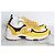 Chanel Strick-Sneaker mit CC-Logo Gelb - Ansicht 5
