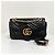 Gucci Borsa a tracolla e spalla GG Marmont Matelassé con catena Nero - vista 7
