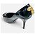 Louis Vuitton Décolleté peep-toe in vernice - vista 6