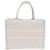 Dior Borsa Book Tote Medium in canvas con ricami Oblique dorati - vista 3