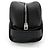 Autre Marque Borsa pouch in pelle grana nera - vista 6