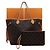 Louis Vuitton Borsa a tracolla da donna Shopper Neverfull MM in tela Monogram