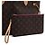 Louis Vuitton Borsa a tracolla da donna Shopper Neverfull MM in tela Monogram - vista 10