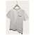 Thom Browne Weiß gestreiftes Kurzarm-T-Shirt mit Tasche - Ansicht 2