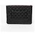 Chanel Classic New Medium Lambskin Clutch Black Silver - vista 4