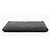 Chanel Classic New Medium Lambskin Clutch Black Silver - vista 6