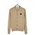 Comme Des Garcons Rebeca de cuello redondo para mujer Beige