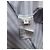 Thom Browne Kurzarm-T-Shirt aus Jersey mit Tasche, hellblau-weiß gestreift - Ansicht 5