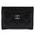 Chanel Porta-cartões Caviar Classic Silver CC