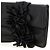 Jimmy Choo Clutch in pelle d'agnello nera - vista 3