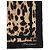 Sciarpa in seta Dolce & Gabbana stampa leopardata marrone - vista 2