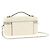 Tory Burch Borsa a tracolla in pelle di vacca bianca - vista 2