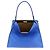 Fendi Borsa in pelle di vitello blu