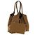 Tod's Borsa tote in vitello marrone - vista 3